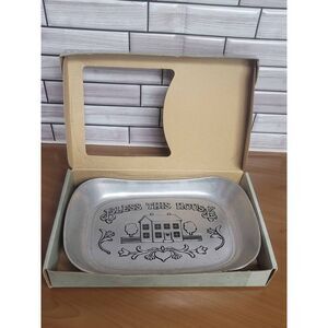 Wilton Armetale Bless This House Pewter Serveware  #A60